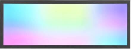 Beta plafondlamp, lengte 80 cm, zwart, RGBW, CCT zwart mat