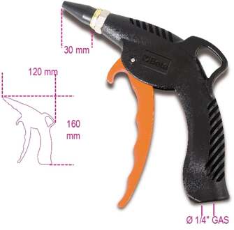 Beta Progressief blaastpistool met rubber mondstuk 1949BC - 019490022