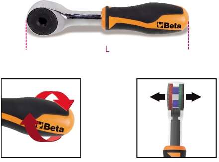 Beta Ratel met bithouder en draaibare handgreep 860/58 - 008600884