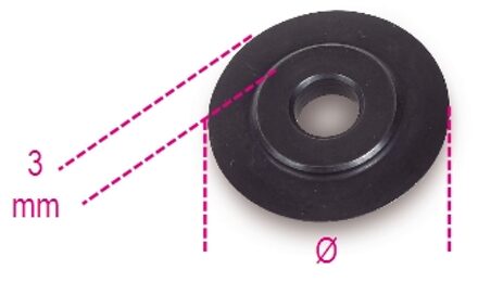 Beta Reserve snijwiel voor model 332 en 334 voor koperen en licht metalen pijpen 334R - 003340021