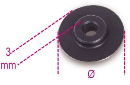 Beta Reserve snijwiel voor model 336 en 338 voor koperen en licht metalen pijpen 338R - 003380022