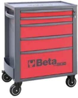 Beta RSC24/5-R | Gereedschapswagen | 5 laden | Rood - 024004053