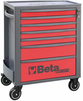 Beta RSC24/7-R | Gereedschapswagen | 7 laden | Rood - 024004073