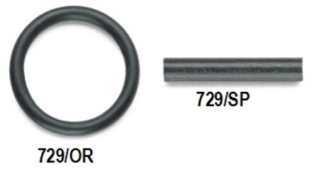 Beta Rubber O ringen en borgstiften 729/SP1 - 007290917
