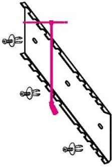 Beta S952/10 Wandhouder voor T dopsleutels met cardangewricht - 088880423 088880423