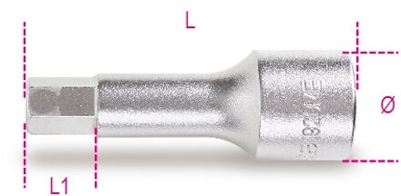 Beta Schroevendraaier-doppen voor binnenzeskant schroeven 920ME 6 - 009200506