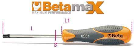 Beta Schroevendraaier met binnenzeskant 1293ES 6 - 012930006