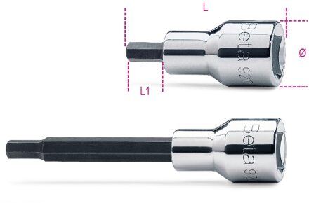 Beta Schroevendraaierdoppen voor binnenzeskant schroeven 920PE 5L - 009200415