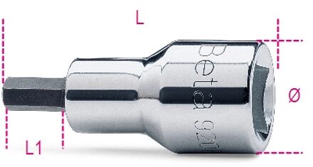 Beta Schroevendraaierdoppen voor inbussschroeven 920PE-AS 3/4 - 009200468