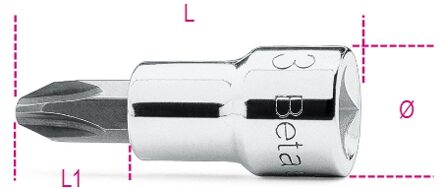 Beta Schroevendraaierdoppen voor Phillips® kruiskopschroeven 910PH 4 - 009100474