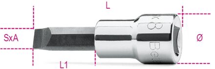 Beta Schroevendraaierdoppen voor sleufschroeven 910LP 1X5,5 - 009100452