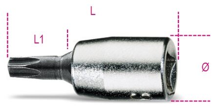 Beta Schroevendraaierdoppen voor Torx® schroeven 900TX 10 - 009000721