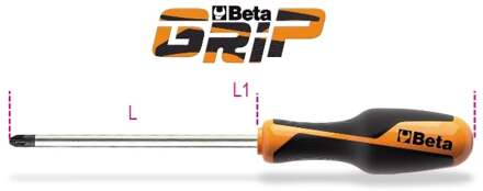 Beta Schroevendraaiers voor Pozidriv®-Supadriv® kruiskopschroeven 1269PZ 4 - 012690004