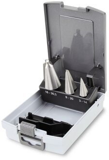 Beta Set conische frezen HSS(art. 424) in kistje 424/SP3 - 004240019