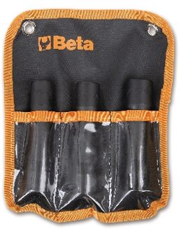 Beta Set dopsleutels voor het verwijderen van beschadigde moeren, lange uitvoering in etui 1428L/B3 - 014280303