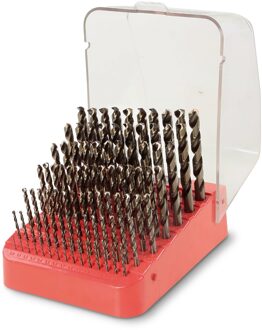 Beta Set spiraalboren, korte uitvoering HSS-CO 8% volledig geslepen (art. 415) in kistje 415/SP91 - 004150460