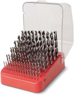 Beta Set spiraalboren, korte uitvoering HSS volledig geslepen glimmende afwerking (art. 142) in kistje 412/SP91 - 004120452