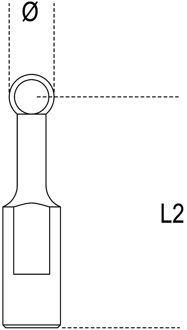 Beta Set van 3 paar dummy kogel klemmen 1547KP/2 - 015470206