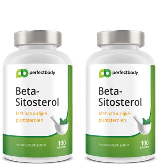 Bèta-sitosterol 2-pack - 200 Tabletten - PerfectBody.nl