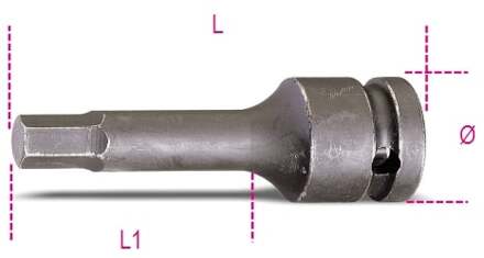 Beta Slagdoppen voor inbusschroeven 720ME 12 - 007200512