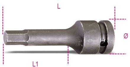 Beta Slagdoppen voor inbusschroeven 720ME 6 - 007200506