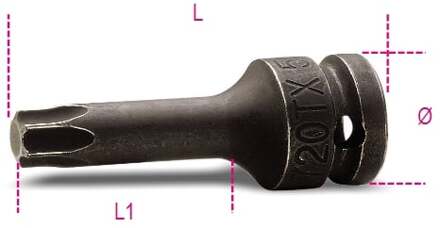 Beta Slagdoppen voor Torx® schroeven 720TX 30 - 007200460