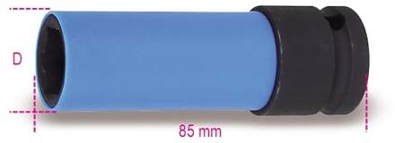 Beta Slagdoppen voor wielmoeren, met gekleurde polymeer beschermhulzen 720LC 21 - 007200641