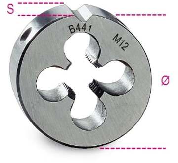 Beta Snijplaten, grove spoed, metrische draad HSS 442 14 - 004420014