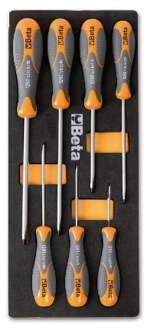 Beta Soepele voorgevormde inzetbakken met assortiment gereedschap M170 - 024500170