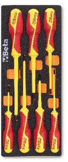 Beta Soepele voorgevormde inzetbakken met assortiment gereedschap M226 - 024500226