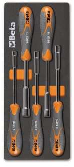 Beta Soepele voorgevormde inzetbakken met assortiment gereedschap M227 - 024500227