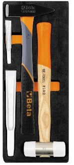 Beta Soepele voorgevormde inzetbakken met assortiment gereedschap M237 - 024500237