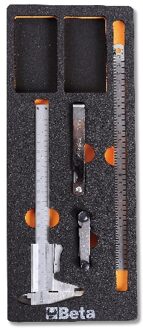 Beta Soepele voorgevormde inzetbakken met assortiment gereedschap M295 - 024500295