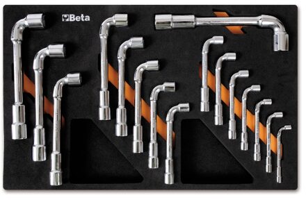 Beta Soepele voorgevormde inzetbakken met assortiment gereedschap M75 - 024500075