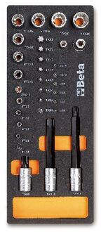 Beta Soepele voorgevormde kunststof inzetbakken M112 leeg MV112 - 024510112