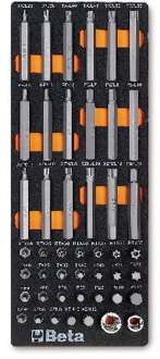 Beta Soepele voorgevormde kunststof inzetbakken M86 leeg MV86 - 024510086