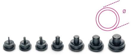 Beta Stempels voor felsapparaat model 350 351P 8 - 003510104