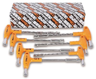 Beta T dopsleutels met zes en twaalfkant aansluiting, met krachthandgreep 941/S7 - 009410170