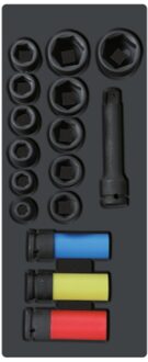 Beta T111-Harde Inlegbak Met 16 Gereedschap - 024240111