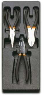 Beta T138 Harde voorgevormde inlegbak met tangen en kniptangen - 024240138 024240138