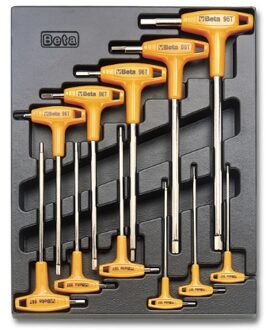 Beta T50Harde voorgevormde inzetbakken met assortiment gereedschap - 024240050