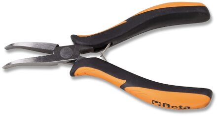 Beta Tang met lange gladde gebogen bekken. Twee componenten handgreep 1172BM/P - 011720102