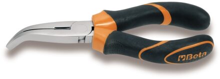 Beta Telefoontangen lange platte gebogen bekken verchroomd, twee componenten handgreep 1164BM 200 - 011640040