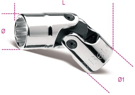 Beta Twaalfkant dopsleutels met cardangewricht 910B/SN 13 - 009100233