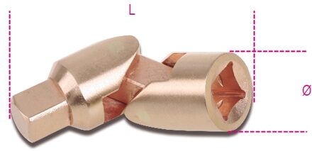 Beta Vonkvrije cardangewricht 1/2" aansluiting 921BA/25 - 009210845