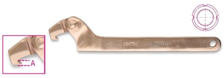 Beta Vonkvrije haaksleutels met vierkant neusstuk voor ringmoeren UNI/ISO 2982, 2983 99BA 115 - 000990811