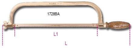 Beta Vonkvrije zaagbeugel met zaagblad 1727BA - 017270801