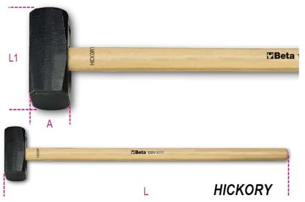 Beta Voorhamers hickory steel 1381 4000 - 013810040