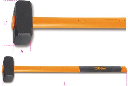 Beta Voorhamers, kunststof steel 1381T 5000 - 013810350