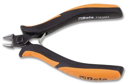 Beta Zijkniptang met dunne bekken. Twee componenten handgreep 1188BM /2 - 011880102